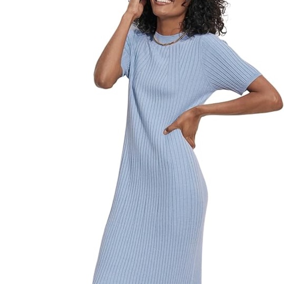 Varley Maeve Rib Knit Midi Dress - Picture 2 of 11